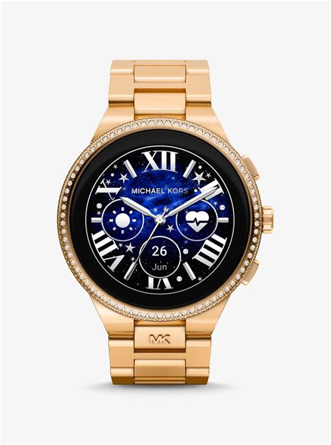 michael kors bluetooth|Gen 6 Camille Pavé Gold.